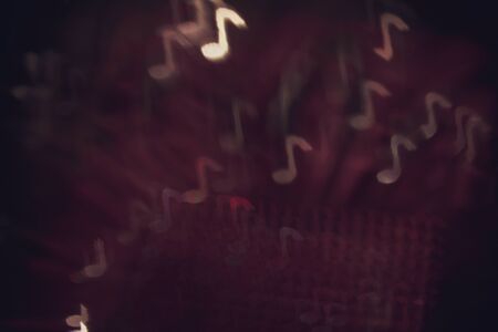 Musical notes abstract backgroundの写真素材