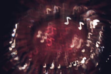 Musical notes abstract backgroundの写真素材