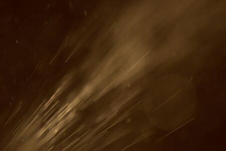 Abstract orange lights like sparkles of fireの写真素材