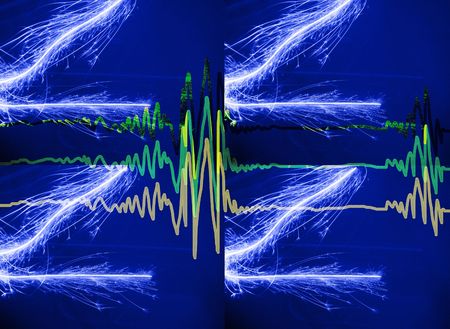 Abstract chart diagramの写真素材