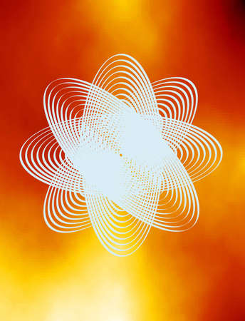 Ornate circle designeの写真素材