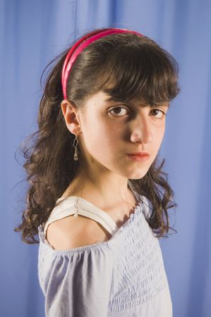 Portrait of young girl child