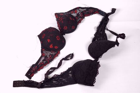 Underwear females clothing bikini on white backgroundsの写真素材