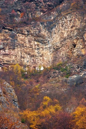 Place where St. Sava ( Serbian saint) spent his time in austere life at the end of the XII centuryの写真素材