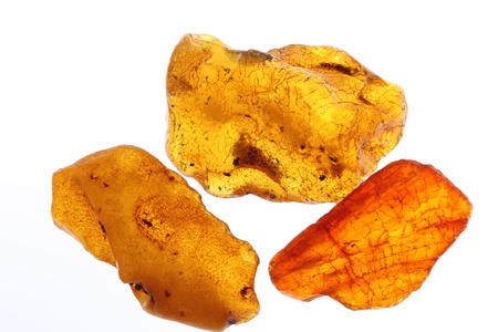 The raw amber from coast of the Baltic sea of the Kaliningrad area