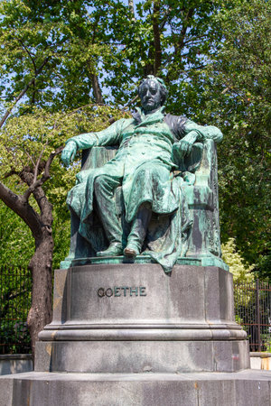 Vienna, Austria, July 24, 2021. Johann Wolfgang von Goethe is a German novelist, playwright, poet, scientist, art theorist and statesman.のeditorial素材