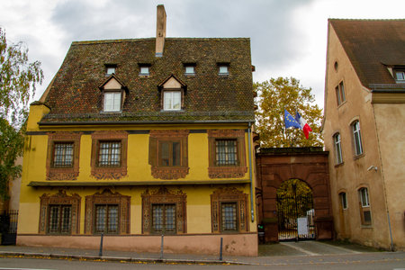 Strasbourg, France, October 31, 2021, The National School of Administration, created in 1945 and dissolved in 2021, was a large French application school responsible for ensuring the selection and training of senior officials of the French State.のeditorial素材