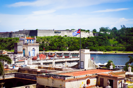 Buildings in Havana Cubaの写真素材
