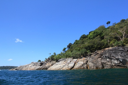 Lipe Island in Satun Thailandの写真素材