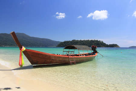 Lipe Island in Satun Thailandの写真素材