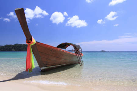 Lipe Island in Satun Thailandの写真素材