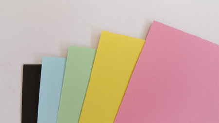 color drawing paperの写真素材