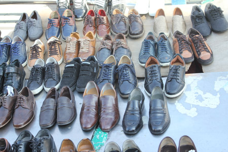 The variety of objects seen in traditional marketsのeditorial素材