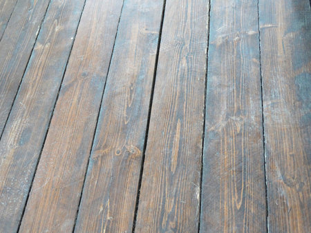 abstract textured wood floor from brown planks with wood patternの写真素材