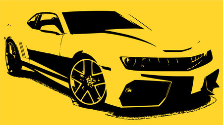 Super carのイラスト素材