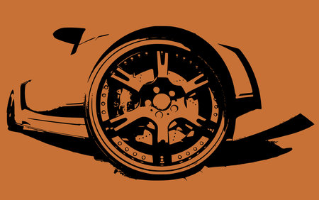 Wheelのイラスト素材