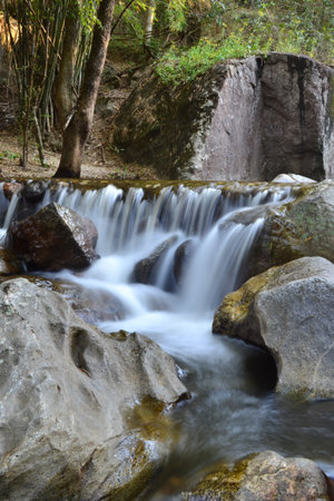 waterfall khao joneの写真素材