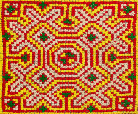 Thai Fabric patternの写真素材