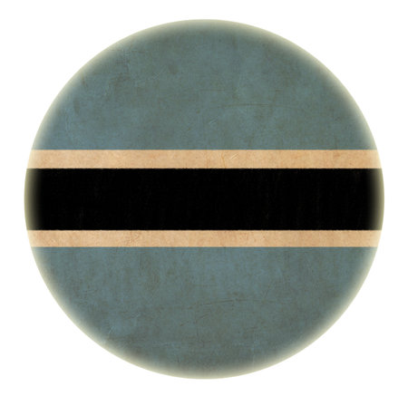 grunge Botswana flag drawing buttonの写真素材