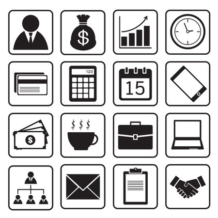 Business Icons のイラスト素材