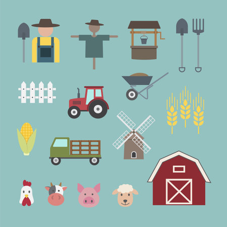 Farming iconのイラスト素材