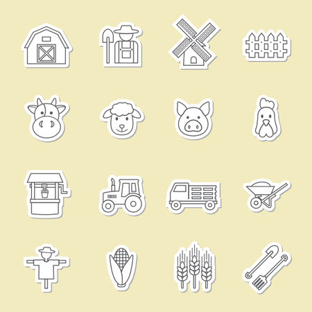 Farming iconのイラスト素材