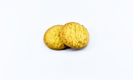 My sweet cookies in white background.の写真素材