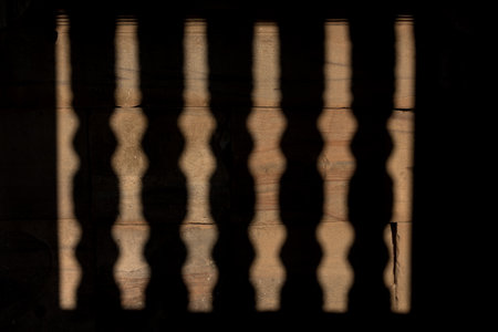 Light from window Archaeological in Thailand.
