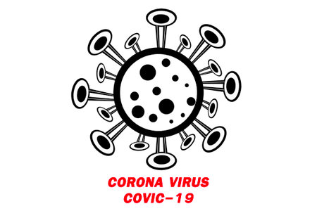 Coronal virus Novel - 2019-nCoV coronary virus outbreak, virus letters and symbolsの写真素材