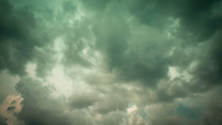 Dramatic Cloud blur sky for Backgroundの写真素材