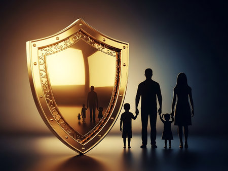 Question mark made of pills and stethoscope on blue background.の素材