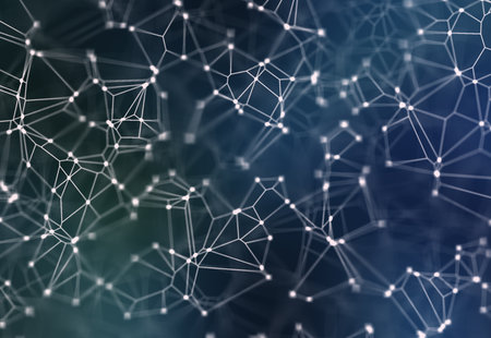 3D illustration, modern background illustration, fractal surface, light effect texture, digital painted abstract design, colorful grunge textureの写真素材