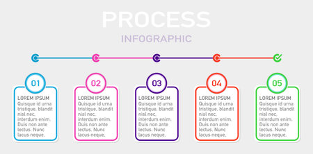 Infographic design template with place for your data. Vector illustration.のイラスト素材