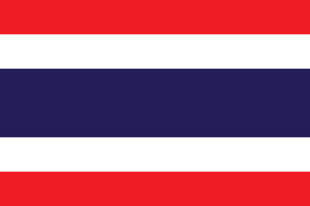 Thailand flag vector illustration. Thai national flag. Thailand national flagのイラスト素材