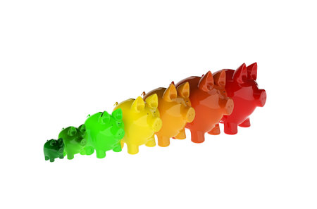 3d rendering: Classes and energy efficiencyの写真素材