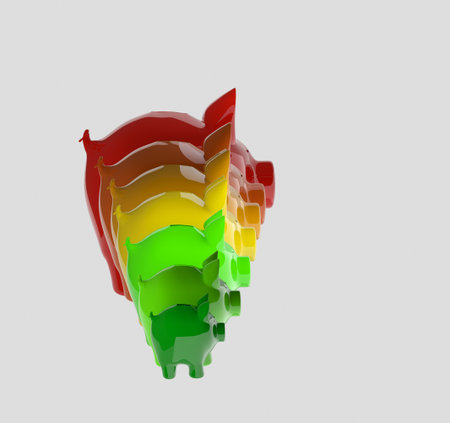 3d rendering: Classes and energy efficiencyの写真素材