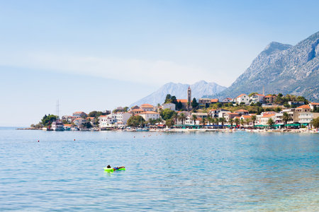 Gradac, Dalmatia, Croatia, Europe - Relaxing in the Mediterranean Sea at Gradac