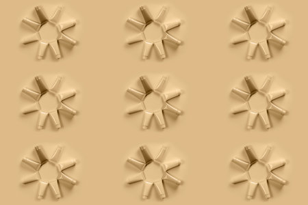 Layout of an empty tube for cream or gel. Womens cosmetics and hygiene.