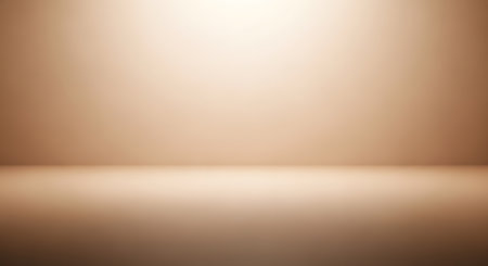 Abstract beige background features soft light and subtle gradient. Clean neutral backdrop for studio photography.の素材