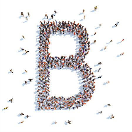 illustrations of a letter, alphabet , isolated , white backgroundの写真素材