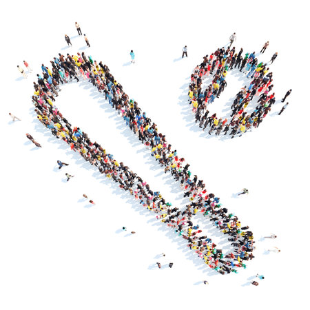 A large group of people in the shape of equipment for baseball. Isolated, white background.の写真素材