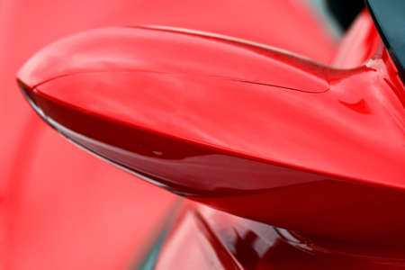 The automobile a mirror. Unique snapshotの写真素材