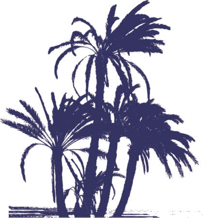 palms group / vector. Ideally for your useのイラスト素材