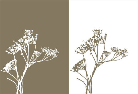 grass  silhouette / vector / natureのイラスト素材