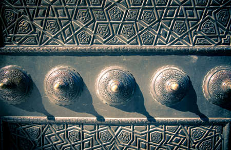Ornament gate of Suleymaniye mosque in Istanbul, Turkeyの写真素材