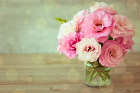 Rose flowers bouquet - vintage color styleの写真素材