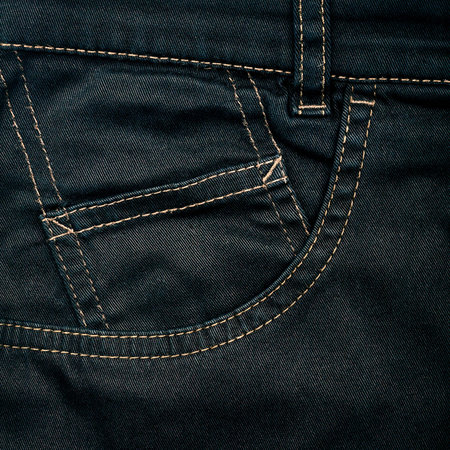 Black jeans fabric with pocket background   の写真素材
