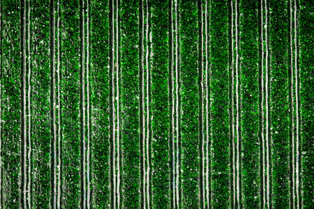 Green lined glass texture backgroundの写真素材