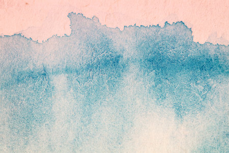 Abstract hand drawn watercolor background の写真素材