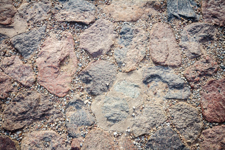 Ancient stone road texture 